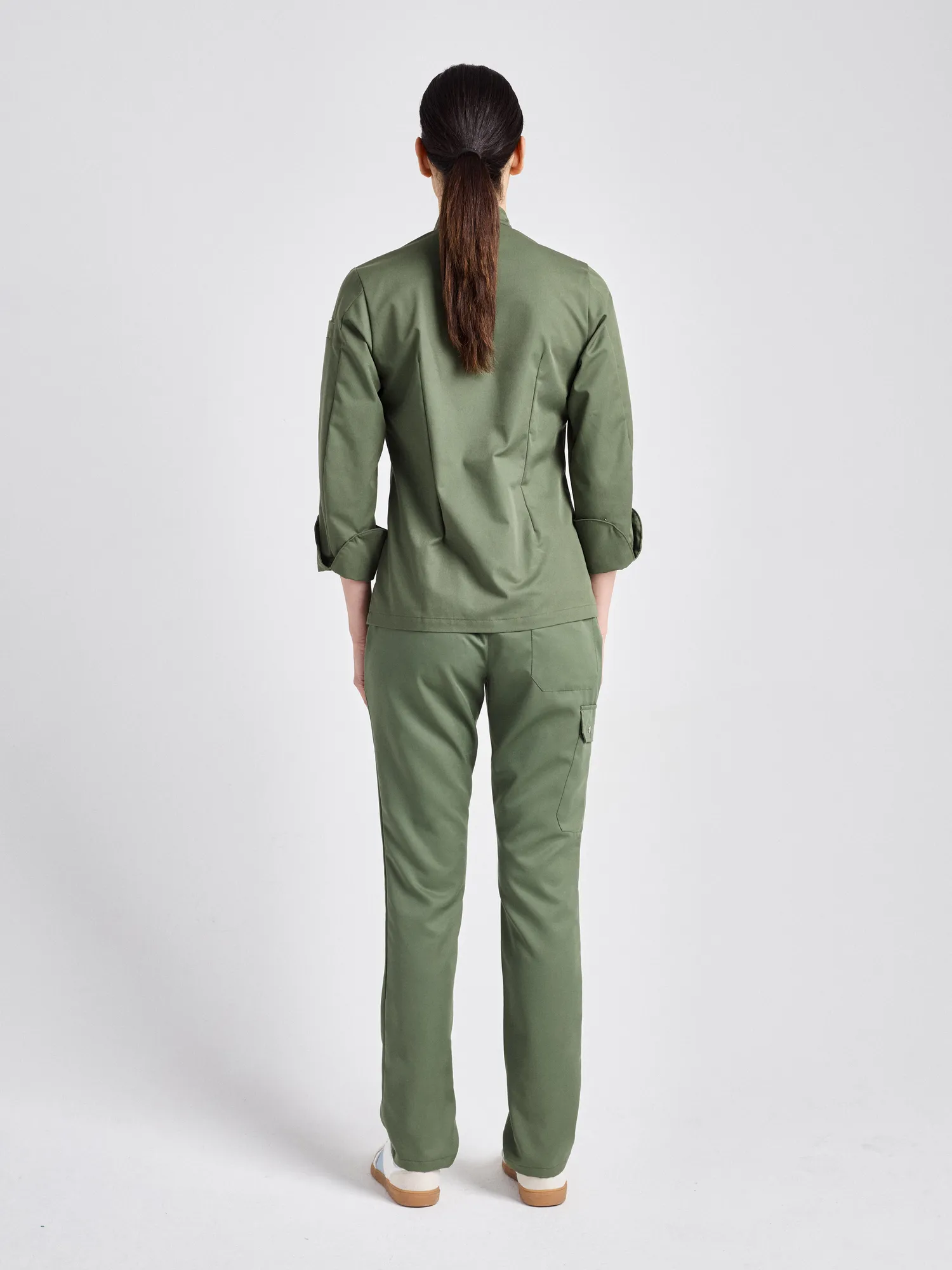Rimini-Bene Lady Classic - Kochjacke - olive
